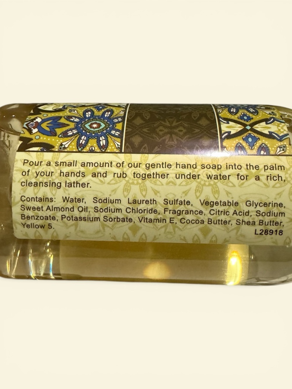 Almond Cocoa Butter Luxurious Hand Soap - Greenwich Bay Trading Co. 16oz - Picture 3 of 3